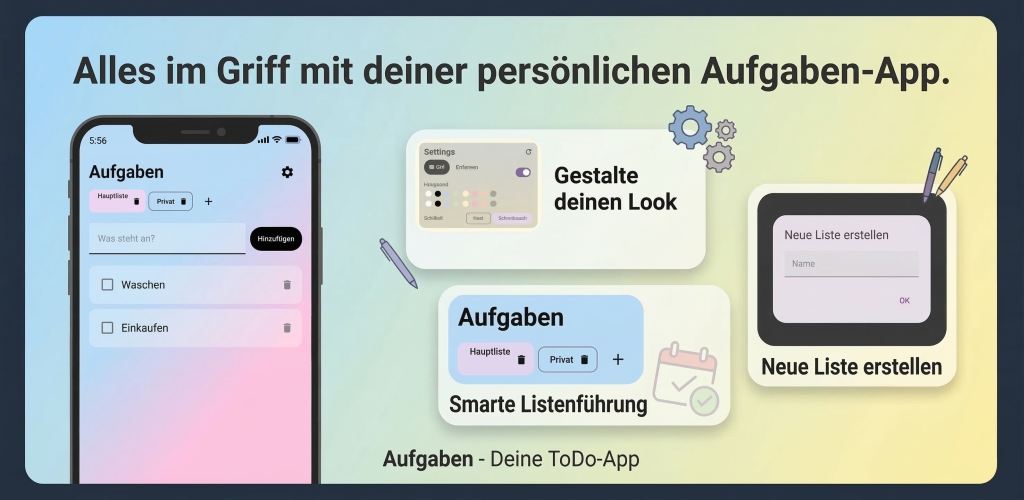 Aufgaben ToDo-App Screenshot